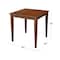 International Concepts Square Solid Wood Top Table, Espresso, 30 W, 30 L, 30 in H, Wood, Espresso K581-3030-30S - alternate 4